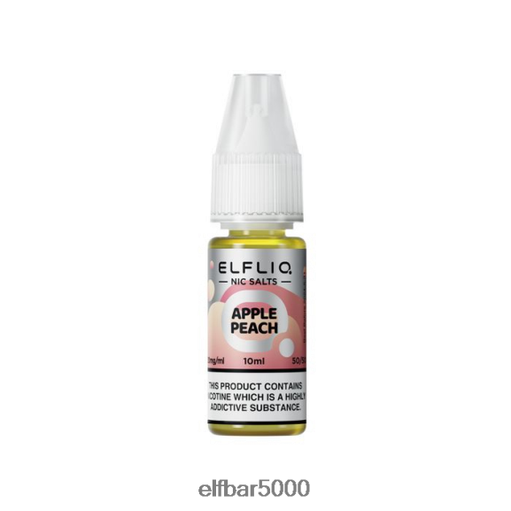 ELFBAR elfliq apple persikka nic suolat - 10ml-10mg/ml 6R28V2219 | Elfbar Bc5000 Ebdesign