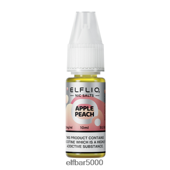 ELFBAR elfliq apple persikka nic suolat - 10ml-10mg/ml 6R28V2219 | Elfbar Bc5000 Ebdesign