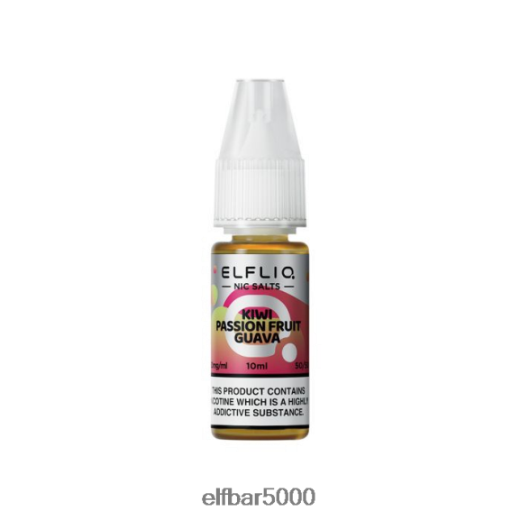 ELFBAR elfliq kiivi passionhedelmän guava nic suolat - 10ml-10mg/ml 6R28V2209 | Elf Bar 5000 Sweet Menthol