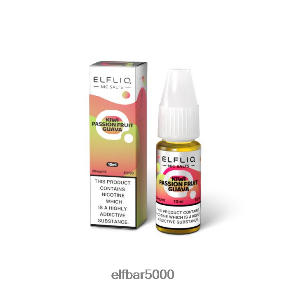 ELFBAR elfliq kiivi passionhedelmän guava nic suolat - 10ml-20mg/ml 6R28V2210 | Elf Bar 5000 Charge Time