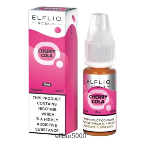 ELFBAR elfliq nic suolat - kirsikka cola - 10ml-10mg/ml 6R28V2196 | Elf Bar 1500 Suomi