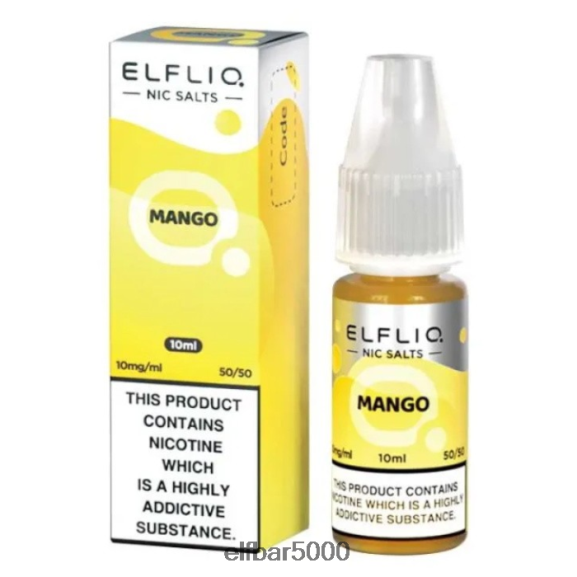 ELFBAR elfliq nic -suolat - mango - 10ml-10mg/ml 6R28V2188 | Elf Bar 5000 Energy