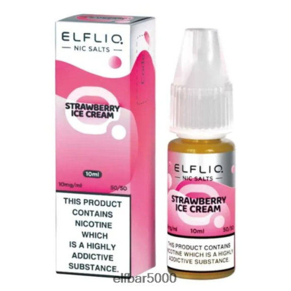 ELFBAR elfliq nic -suolat - mansikkalumi - 10ml-10mg/ml 6R28V2182 | Elf Bar 5000 Suomi