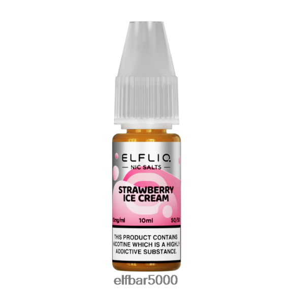 ELFBAR elfliq nic -suolat - mansikkalumi - 10ml-10mg/ml 6R28V2182 | Elf Bar 5000 Suomi