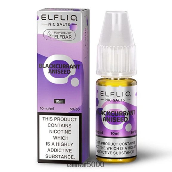 ELFBAR elfliq nic -suolat - mustaherukan anis - 10ml-10mg/ml 6R28V2177 | Elf Bar Bc5000 Ultra