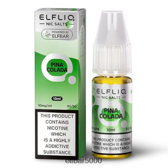 ELFBAR elfliq nic -suolat - pina colada - 10ml-10 mg/ml 6R28V2175 | Elf Bar Suomi