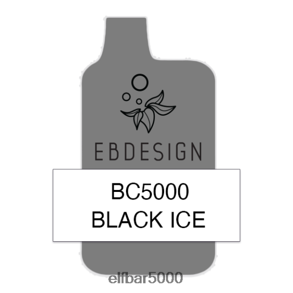 ELFBAR black ice 5000 kuluttaja - single 6R28V2289 | Elf Bar 5000 Sweet Menthol