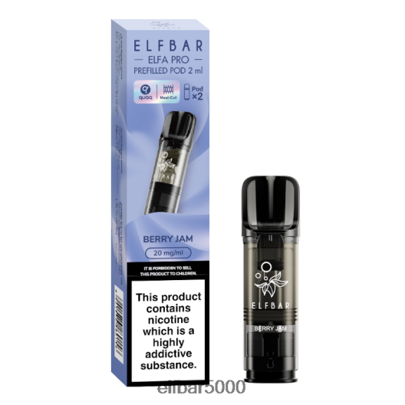 ELFBAR elfa pro esitäytetyt palot - 20mg - 2kpl 6R28V298 | Elfbar Bc5000 Box mustikka lumi