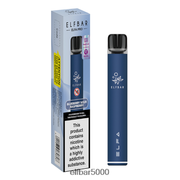 ELFBAR elfa pro pod kit - ladattava 6R28V266 | Elf Bar 5000 Europe aurora blue + kiivi passionhedelmä esitäytetty palo