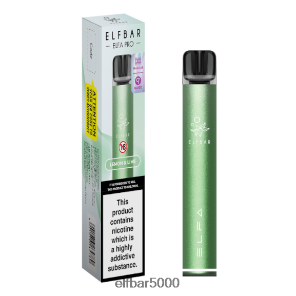 ELFBAR elfa pro pod kit - ladattava 6R28V276 | Elf Bar 1500 Suomi hämäränvihreä + sitruuna & lime esitäytetty palo