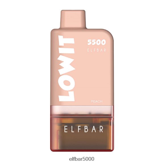 ELFBAR esitäytetty pod kit lowit 5500 2%nic 6R28V2432 | Elf Bar 5000 Nicotine mehukas persikka