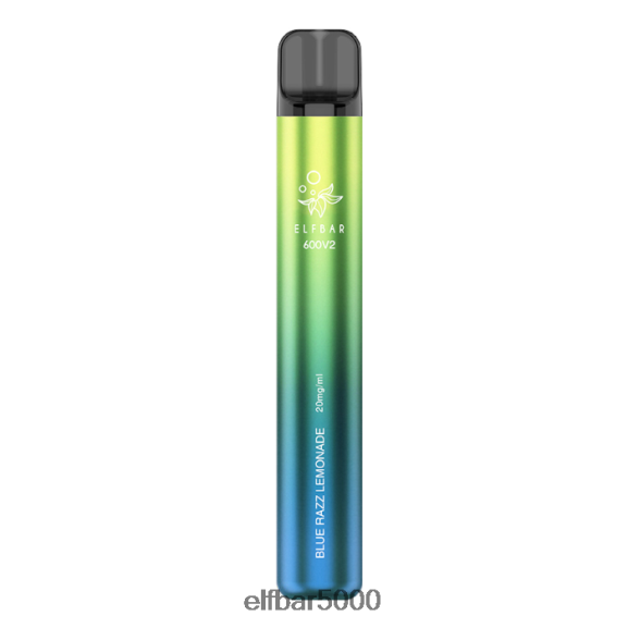 ELFBAR 600v2 kertakäyttöinen vape - 20mg 6R28V213 | Elf Bar Hinta sininen razz-limonadi