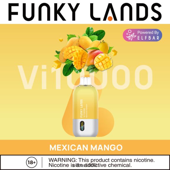 ELFBAR funky lands kertakäyttöinen vape vi10000 suihke 6R28V2468 | Elf Bar 5000 Energy meksikolainen mango