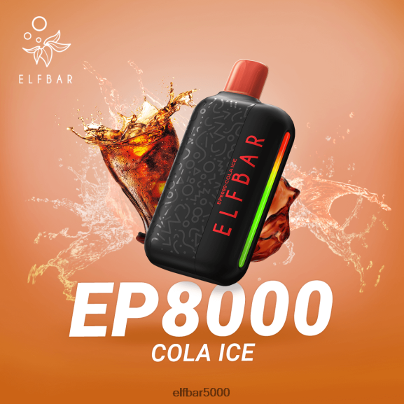 ELFBAR kertakäyttöiset vape uudet ep8000 suihkeet 6R28V2365 | Elf Bar 5000 Box cola jäätä