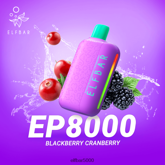 ELFBAR kertakäyttöiset vape uudet ep8000 suihkeet 6R28V2367 | Elf Bar 5000 Puff sininen razz-jää