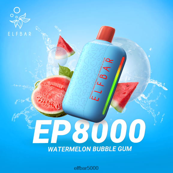 ELFBAR kertakäyttöiset vape uudet ep8000 suihkeet 6R28V2368 | Elf Bar 5000 Energy vesimeloni purukumia